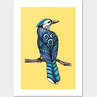 Blue Jay Totem Animal Posters and Art